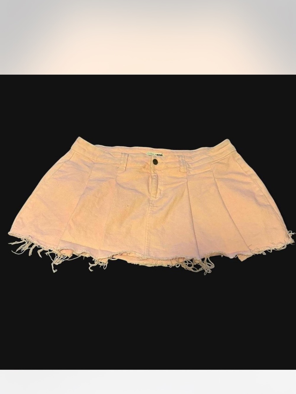 Fashion Nova Pink Mini Denim Skirt